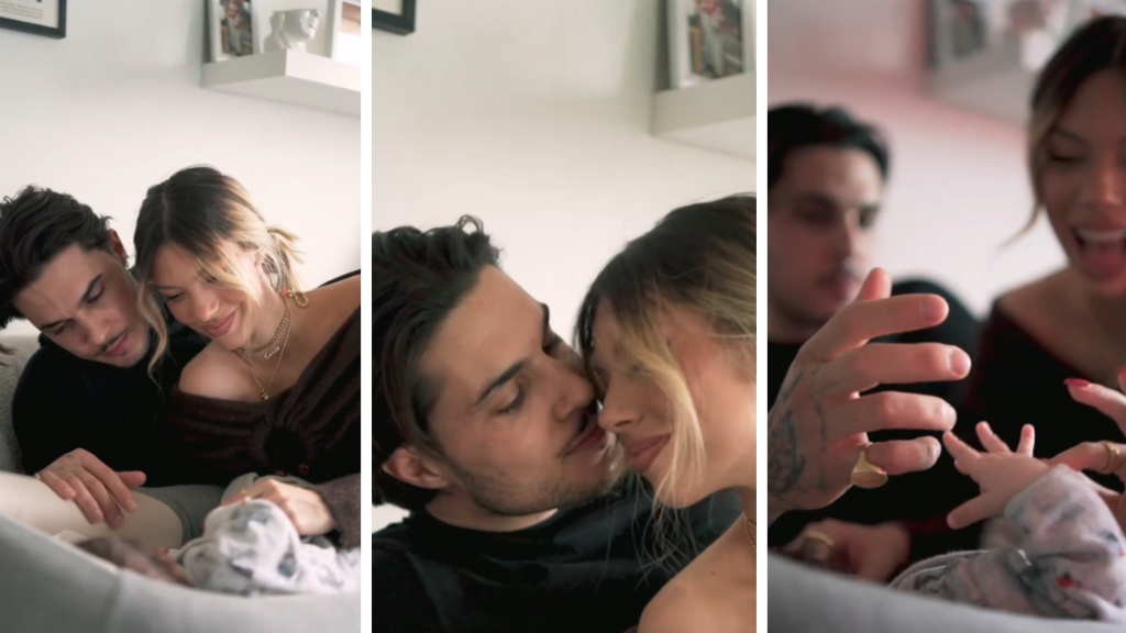 Alejandra Rubio y Carlo Costanzia en sus redes.