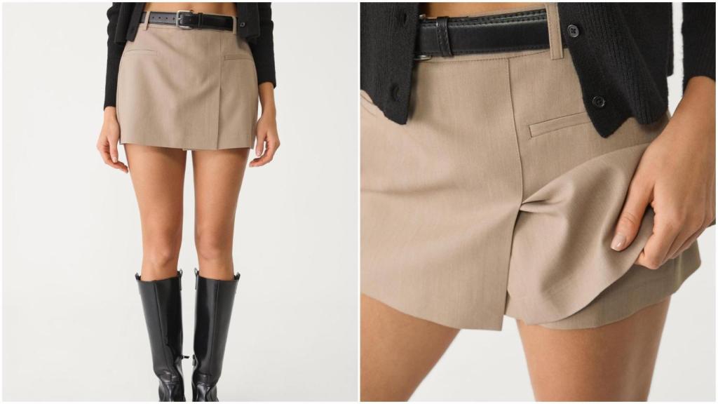 Falda pantalón de Stradivarius. Ref: 4715/252/456