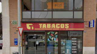 Estanco de Huesca donde se produjo el atraco