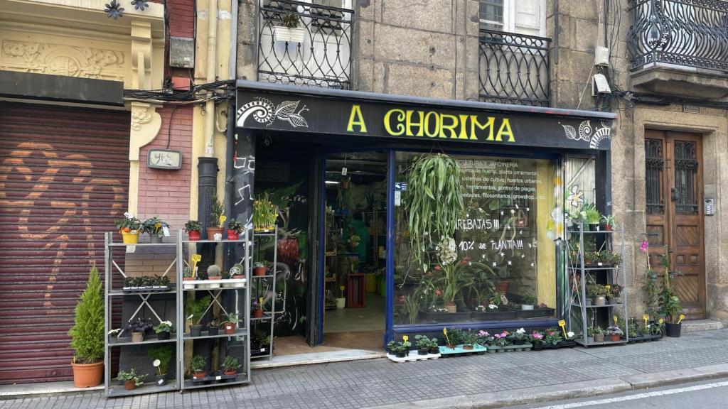 Floristería A Chorima, en A Coruña.