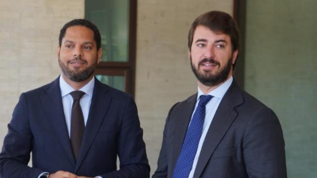 Ignacio Garriga y JUan García-Gallardo durante una visita a Valladolid