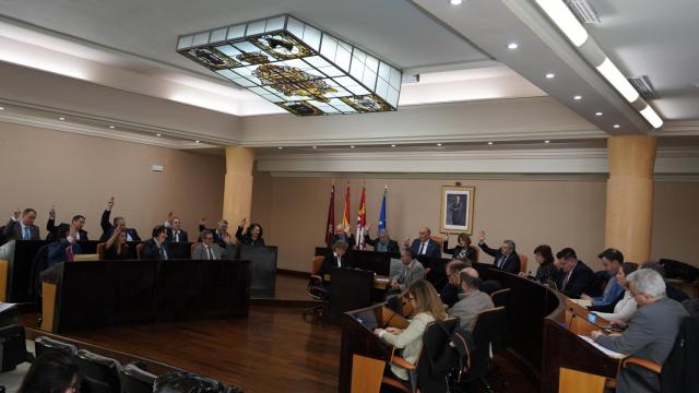 Imagen de un pleno de la Diputación de Segovia