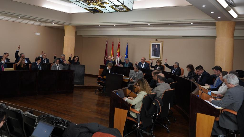 Imagen de un pleno de la Diputación de Segovia