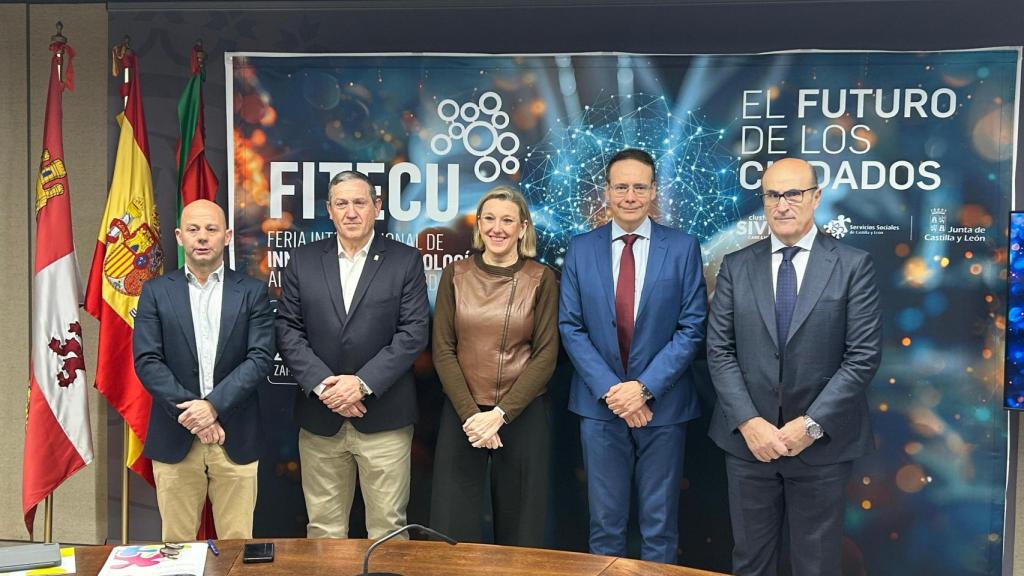 La vicepresidenta de la Junta de Castilla y León, Isabel Blanco, presenta la segunda edición de la feria Fitecu en Zamora