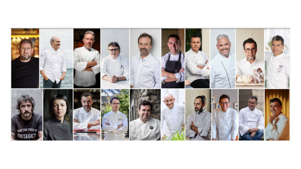 Los chefs que cocinarán con Dani García.