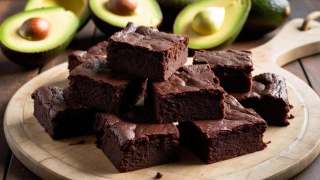 Brownies de aguacate.