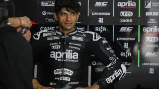 Jorge Martín, durante los primeros test de MotoGP en Sepang.