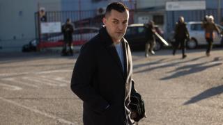 Rafa Hermoso, este miércoles, en la Audiencia Nacional.