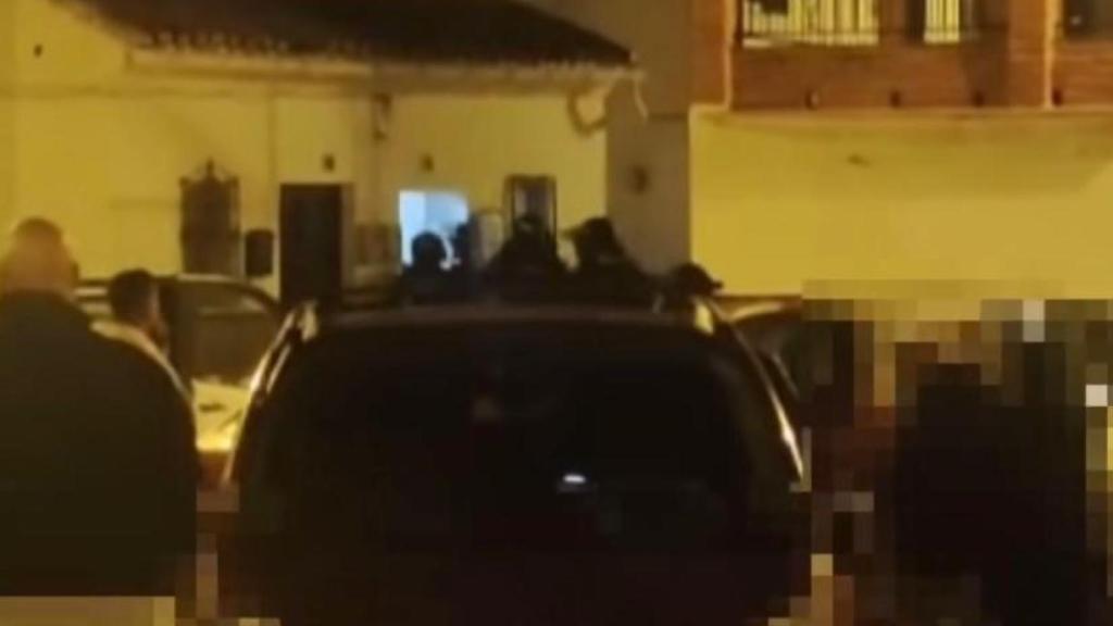 Momento de la detención.