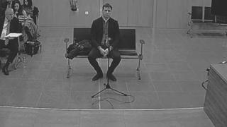 David Sánchez, durante su declaración ante el juez el pasado 10 de enero.