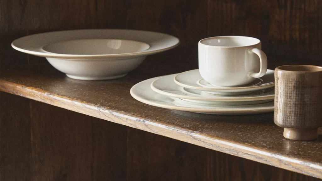 Vajilla de cerámica.