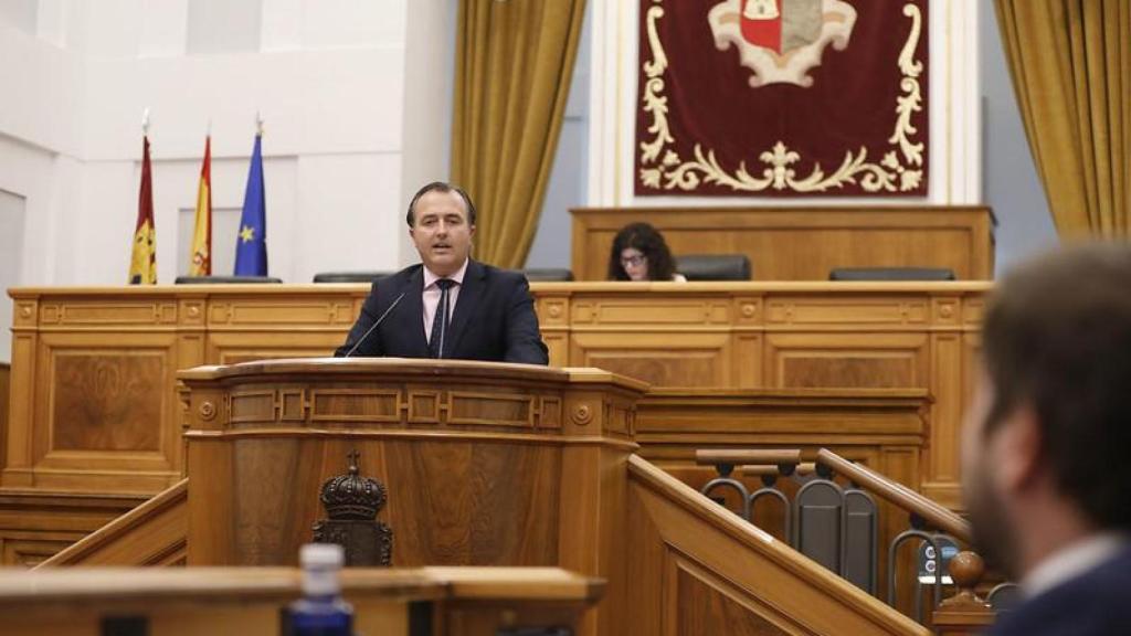 David Moreno, portavoz del grupo parlamentario Vox en Castilla-La Mancha.