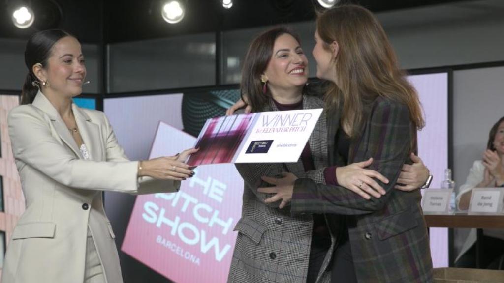 Las fundadoras de las startups que han resultado ganadoras por 'empate' en The Pich Show.