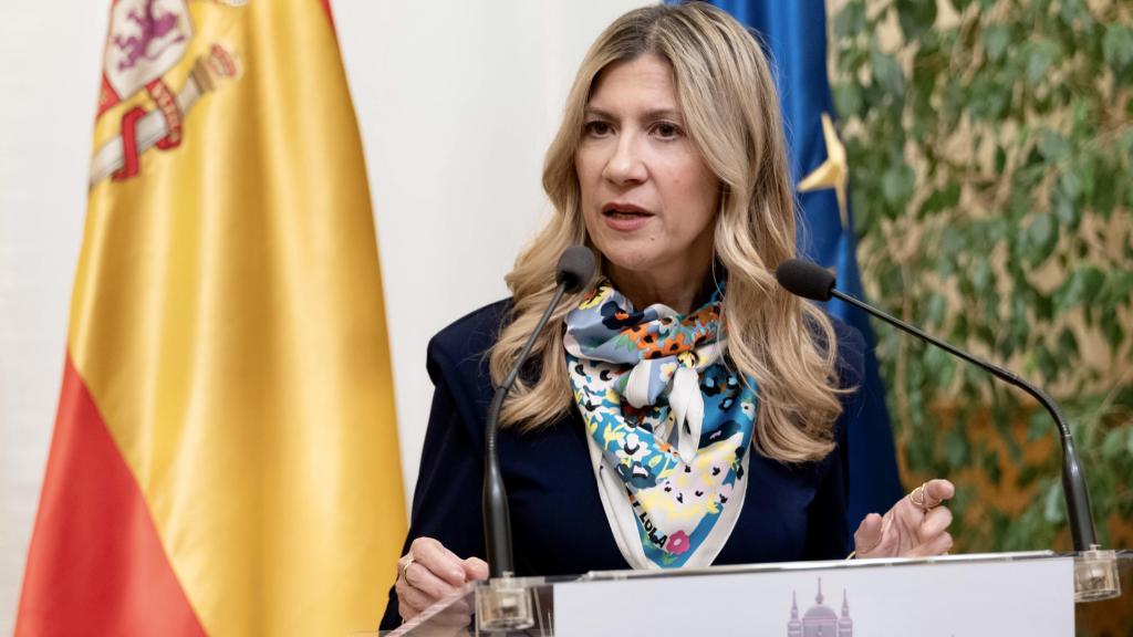 La vicepresidenta Mar Vaquero, este jueves en el Pignatelli.