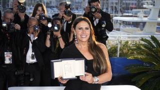 Karla Sofía Gascón en el Festival de Cannes. Foto: Italy Photo Press / Zuma Press / ContactoPhoto