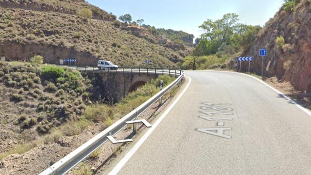Lugar del accidente en Alcolea.
