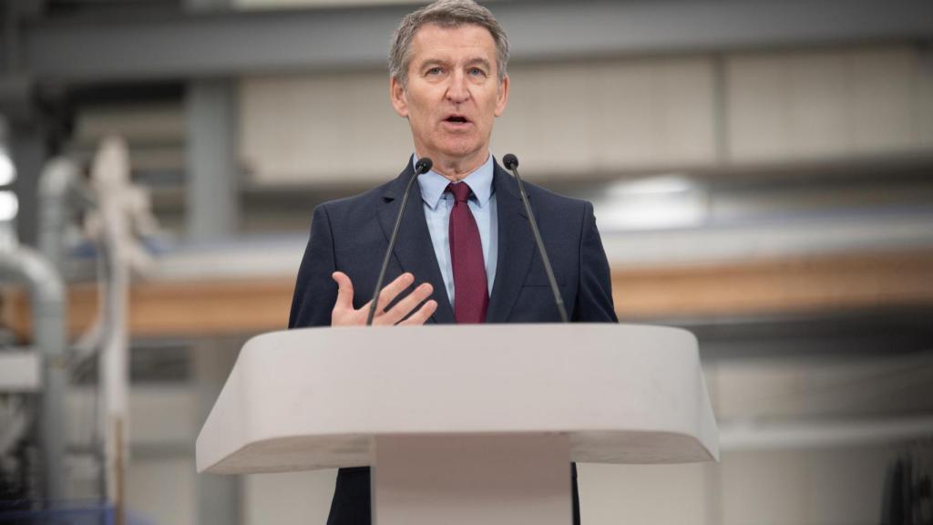 El presidente del Partido Popular, Alberto Núñez Feijóo.