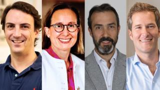 De izquierda a derecha: Andrés Dancausa, General Partner en TheVenturyCity; Sonia Fernández, Partner en Kibo Ventures; Gonzalo Tradacete, Managing Partner en Faraday Venture Partners y Pablo Pedrejón, Partner en Seaya Andromeda.
