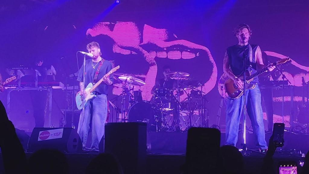 Imagen del concierto de Dani Fernández este jueves en la sala París 15 de Málaga.