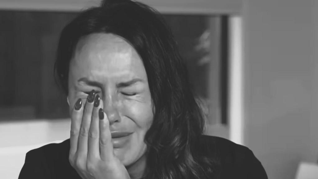 Karla Sofía Gascón, durante una entrevista con la CNN en Español.