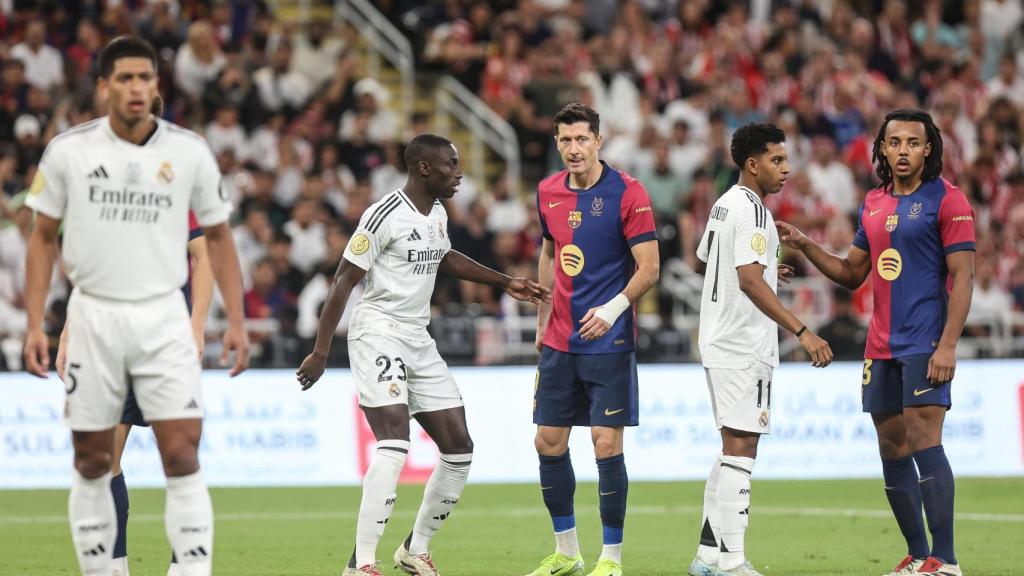 El Clásico entre Real Madrid y Barça en la Supercopa de España.