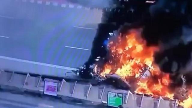 Imagen del accidente.