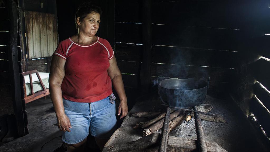 Un miembro de la comunidad de 'Los Acuáticos', durante la entrevista con EL ESPAÑOL.