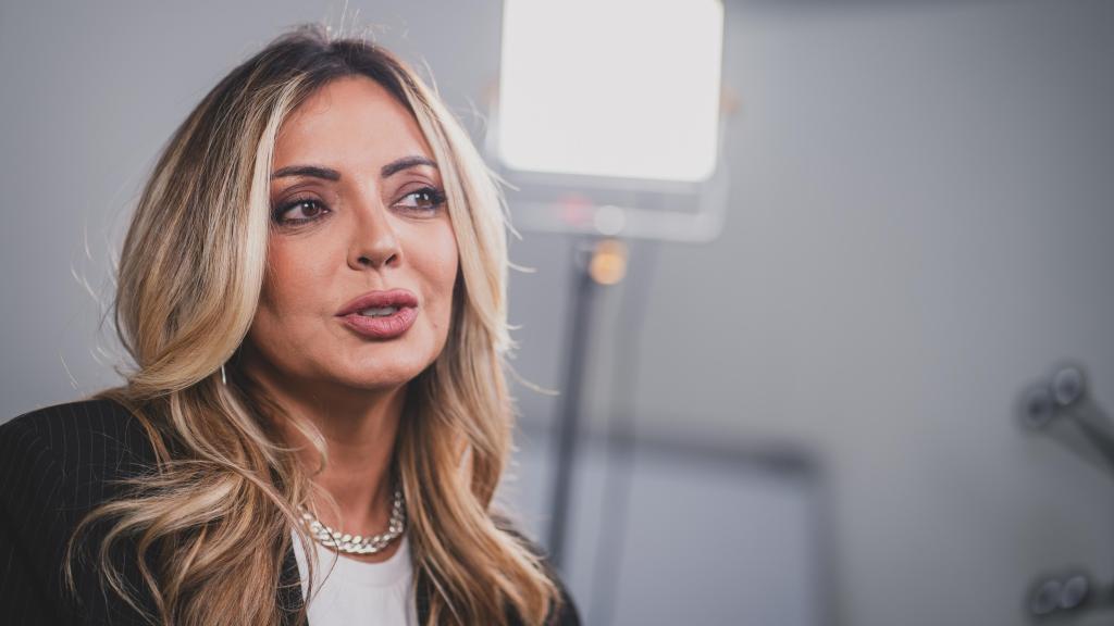 Merche, durante la entrevista con EL ESPAÑOL.