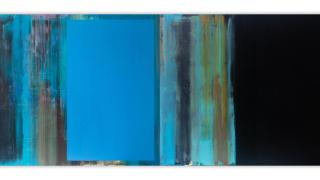 2017-009. Pilón, óleo sobre tela. Díptico 130x336 cm