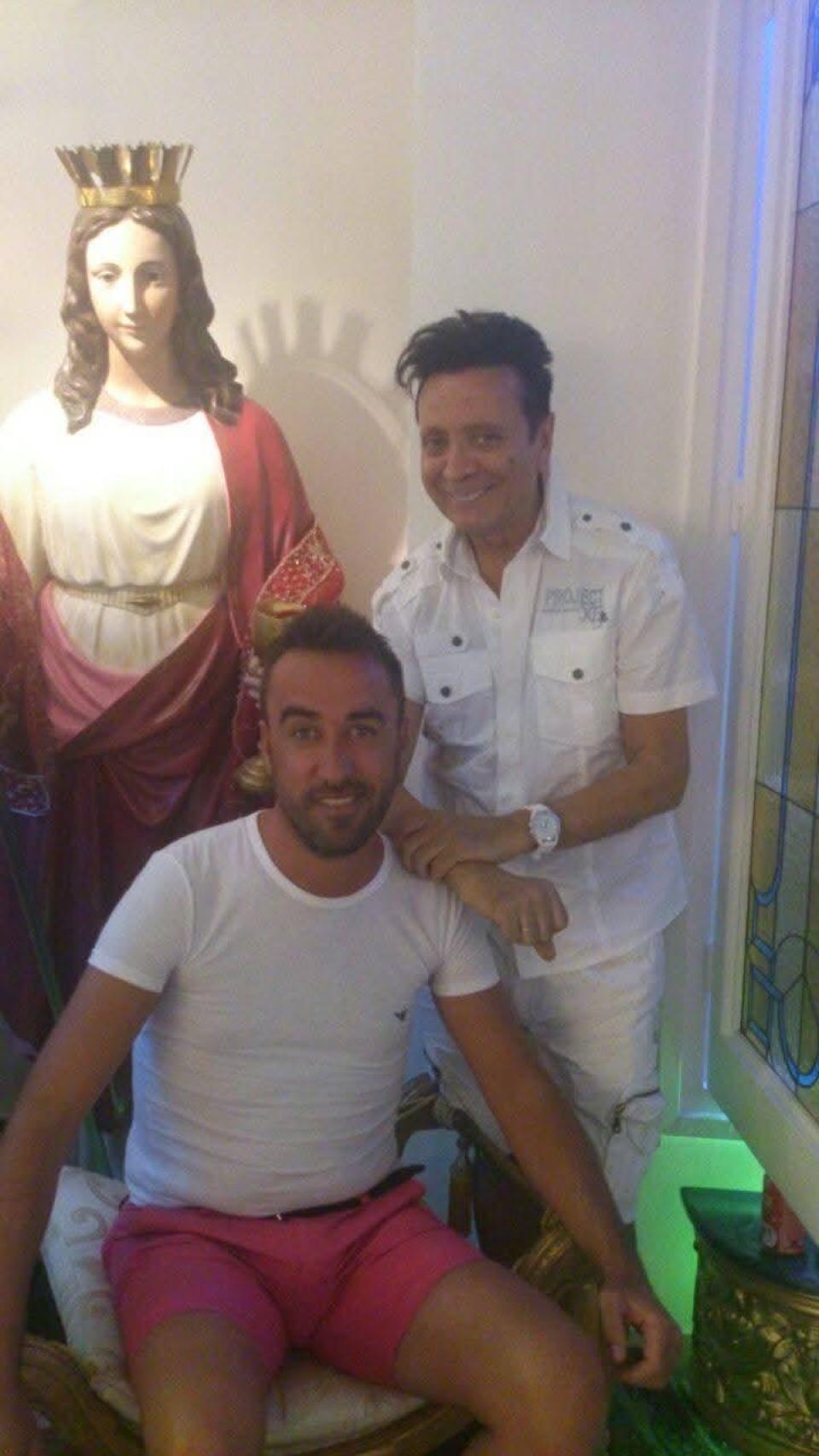 Ruphert junto a su gran amigo Liberto López de la Franca en una imagen facilitada a EL ESPAÑOL.