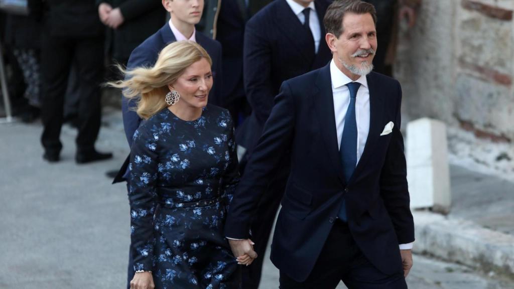 Pablo de Grecia y su mujer, Marie-Chantal.