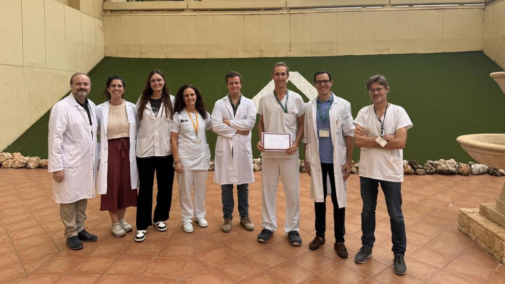 El equipo multidisciplinar de la unidad de disfagia del Hospital Costa del Sol.