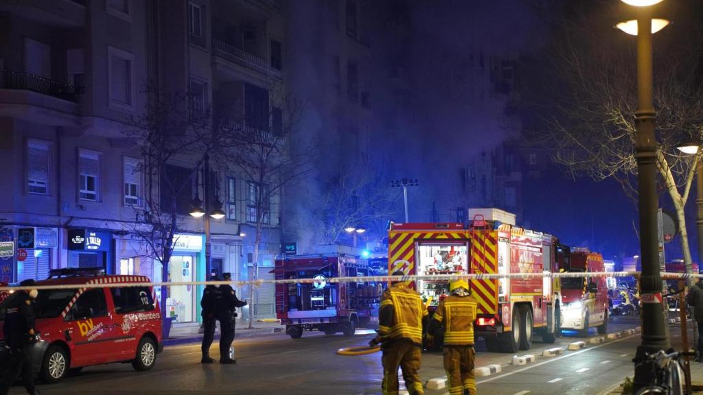 Cortado el tráfico hacia plaza de España. Raquel Granell