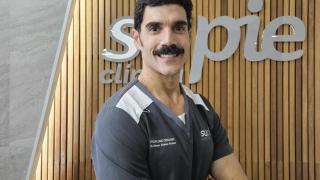 El podólogo Héctor Alonso.