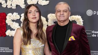 Berenice Lobatón y Ramón García, en la presentación del cartel de San Isidro 2025 en la Plaza de Toros Las Ventas.
