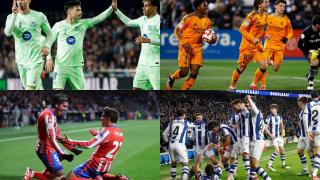 Barça, Real Madrid, Atlético de Madrid y Real Sociedad, los equipos clasificados a la Copa del Rey.