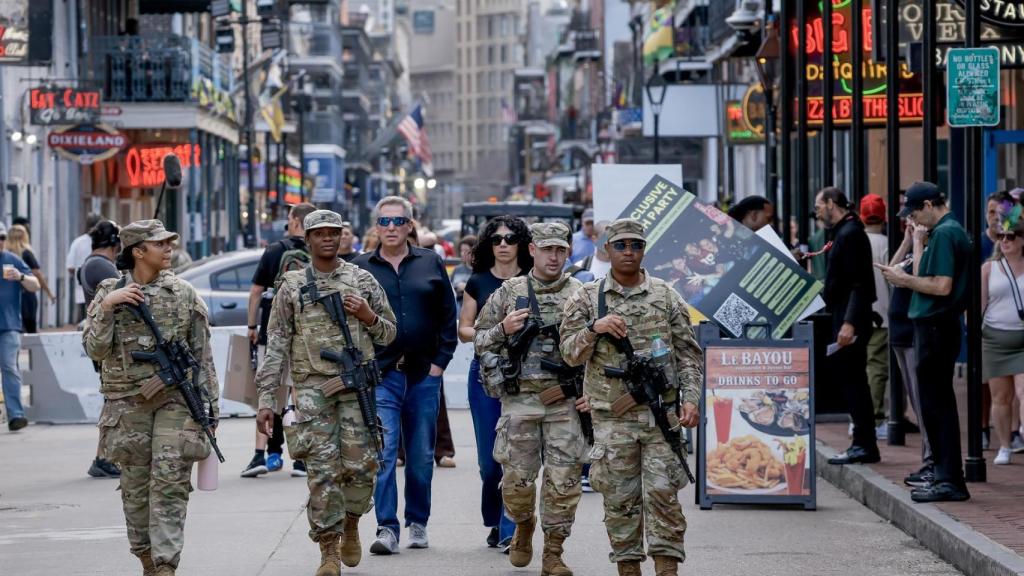 Despliegue de seguridad en Nueva Orleans durante toda la semana del Super Bowl