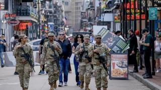 Despliegue de seguridad en Nueva Orleans durante toda la semana de la Super Bowl