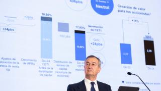 César González-Bueno, consejero delegado de Sabadell, el viernes durante la presentación de los resultados de 2024.