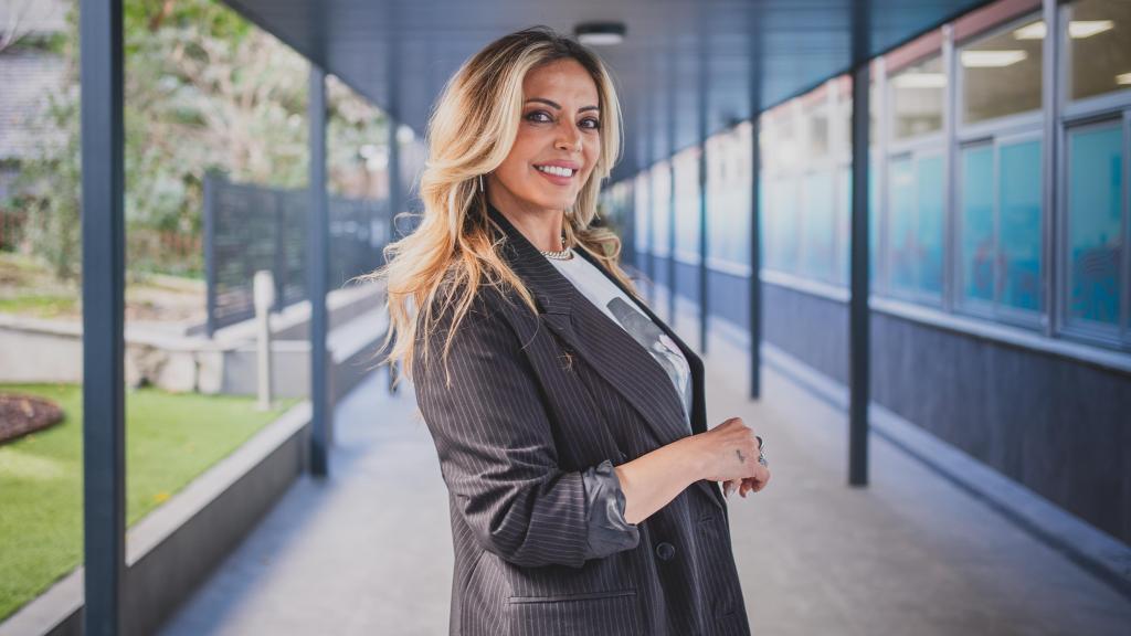 La gaditana Merche posa durante la entrevista en El Español.