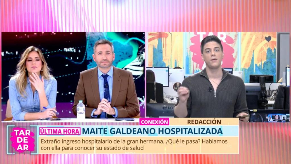 Verónica Dulanto, Frank Blanco y Antonio Lleida en 'TardeAR'.