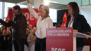 Alegría ha estado acompañada del líder del PSOE-CyL, Carlos Martínez