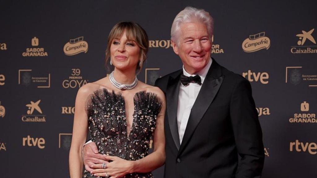Richard Gere y su mujer, Alejandra Silva.