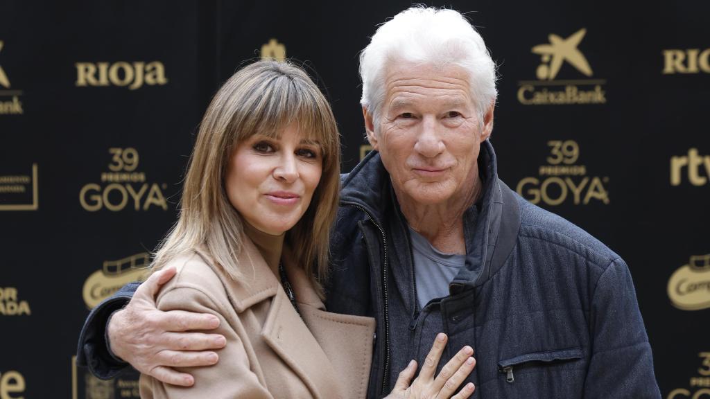 Richard Gere ha estado acompañado de su mujer, Alejandra Silva.