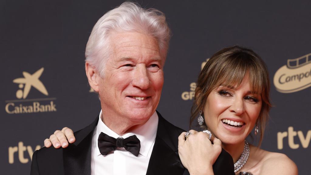El piropazo de Richard Gere a su mujer, Alejandra Silva, en los Premios Goya