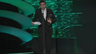 Javier Macipe recoge el Goya.