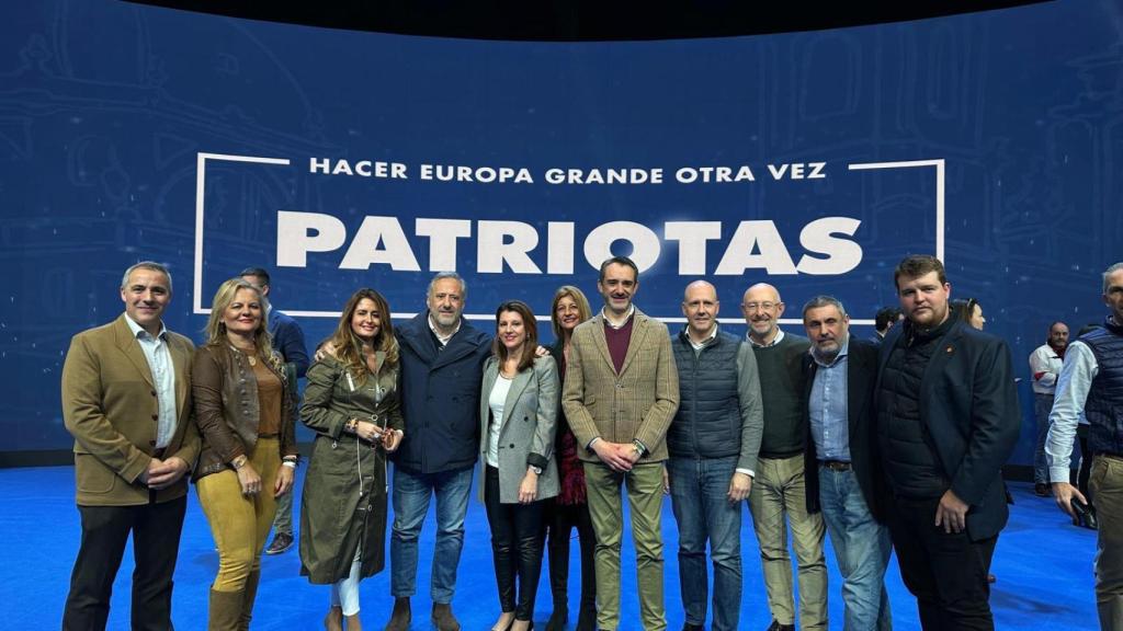 Procuradores de Vox en la cumbre de Patriots al principios del mes de febrero