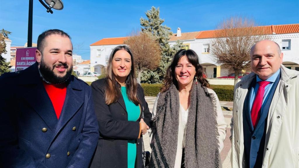 La diputada del PSOE Cristina Zamora junto a la delegada de la Junta en Ciudad Real, Blanca Fernández.