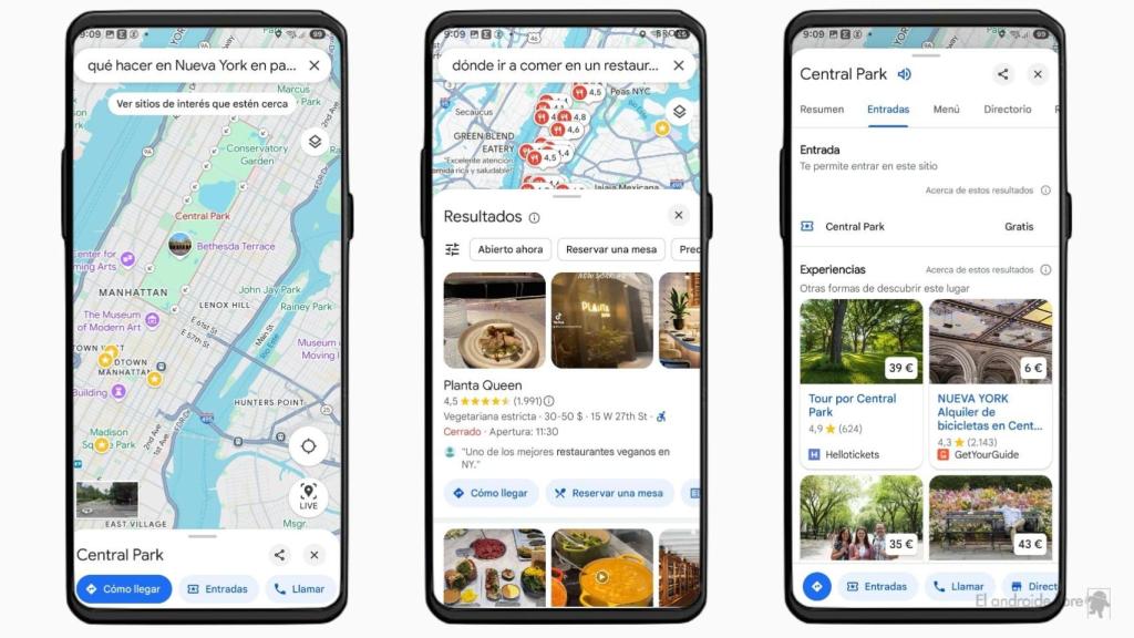 Qué hacer en Nueva York en pareja en Google Maps