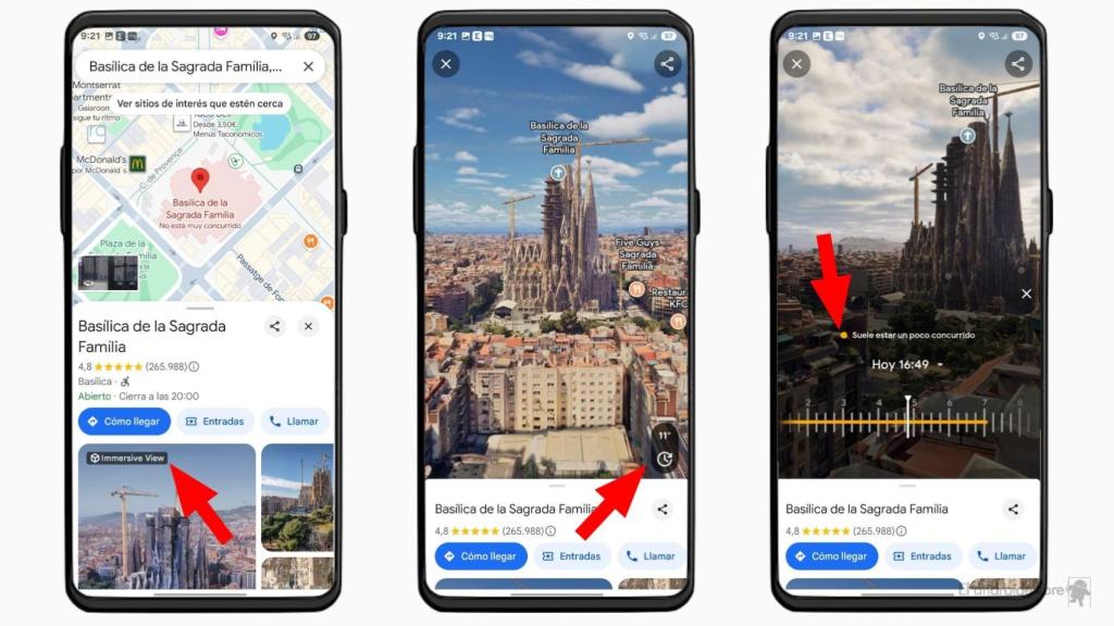 Inmersive View en Google Maps